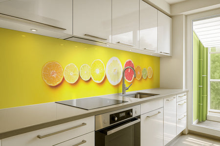 Küchenrückwand Frische Zitrone & Orange