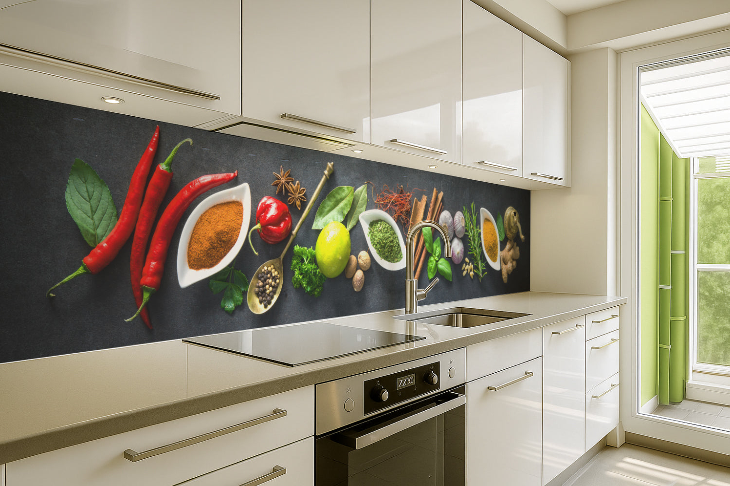 Küchenrückwand Gewürze & Kräuter