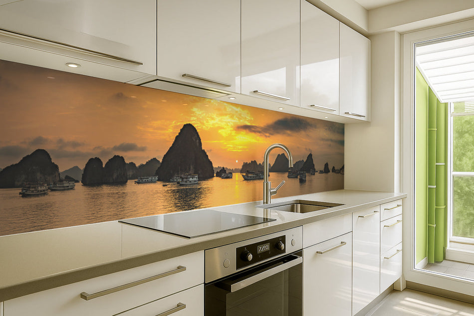 Küchenrückwand Meereslandschaft Sunset