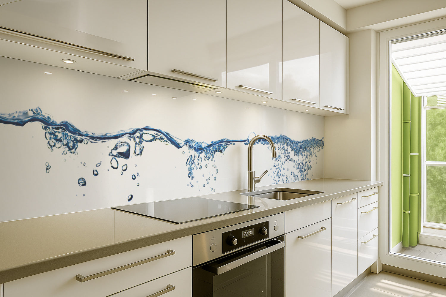 Küchenrückwand Sprudelndes Wasser