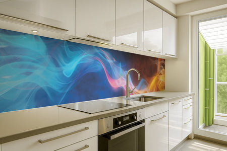 Küchenrückwand Abstraktes Flammenmotiv