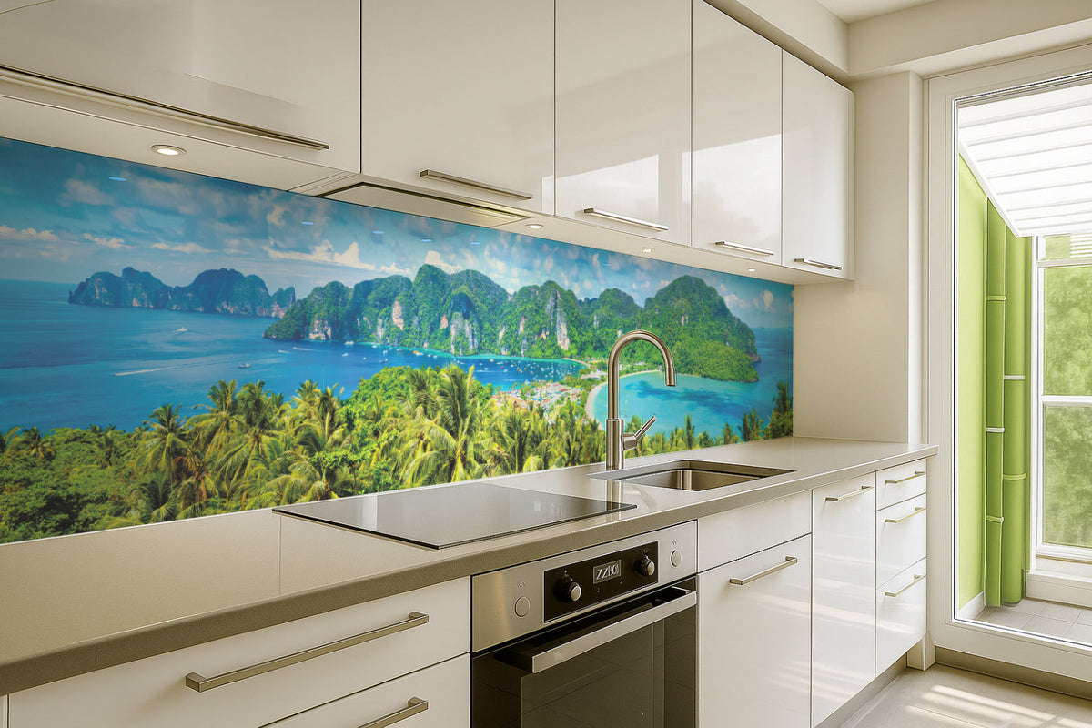 Küchenrückwand Tropisches Inselparadies