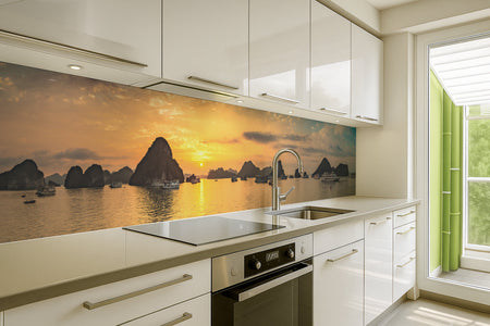 Küchenrückwand Sonnenuntergang