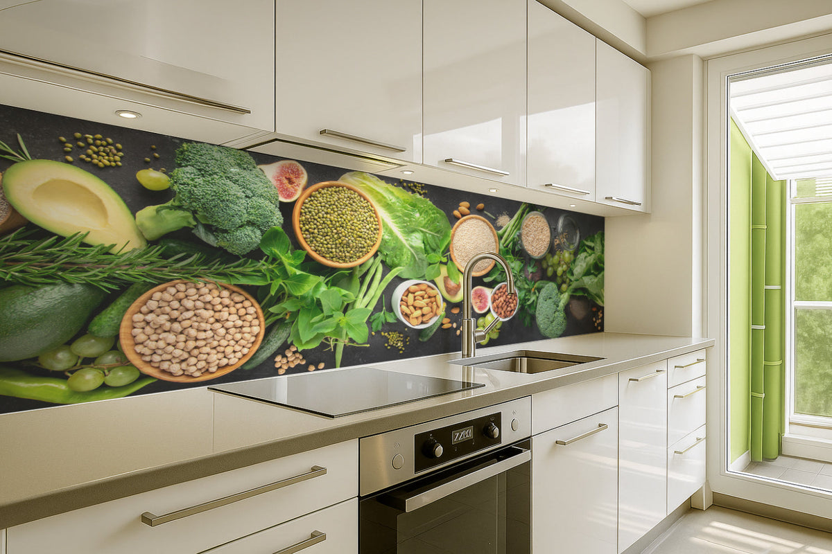 Küchenrückwand Avocado Brokkoli