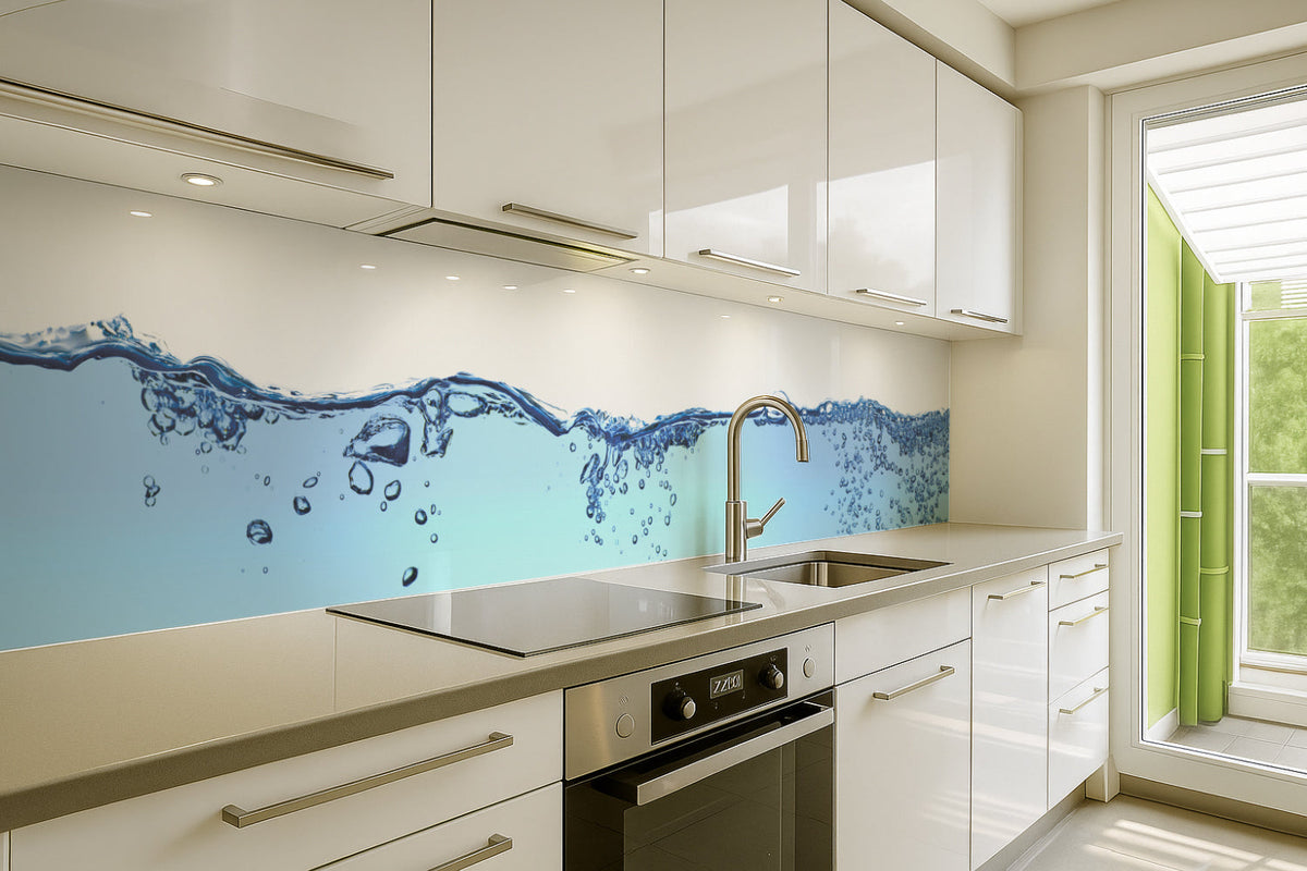 Küchenrückwand Wasser Splash