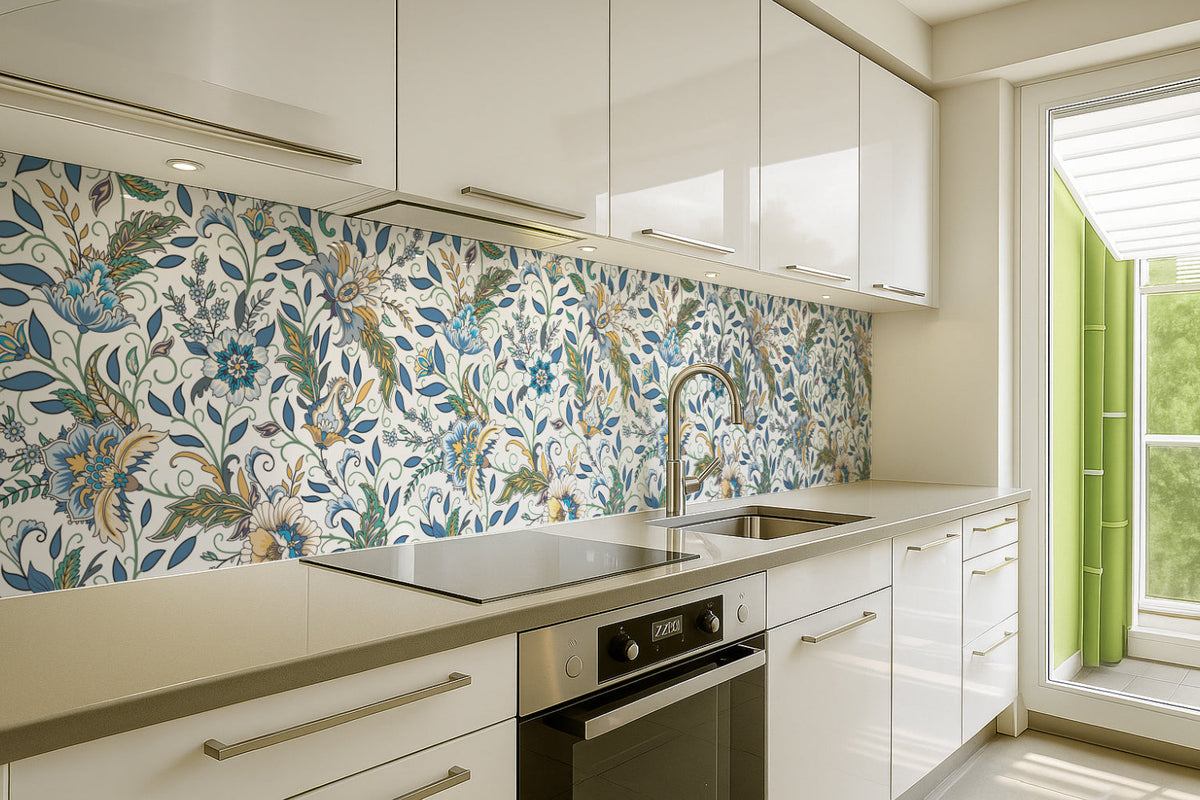 Küchenrückwand Florales Ornament