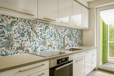 Küchenrückwand Florales Ornament