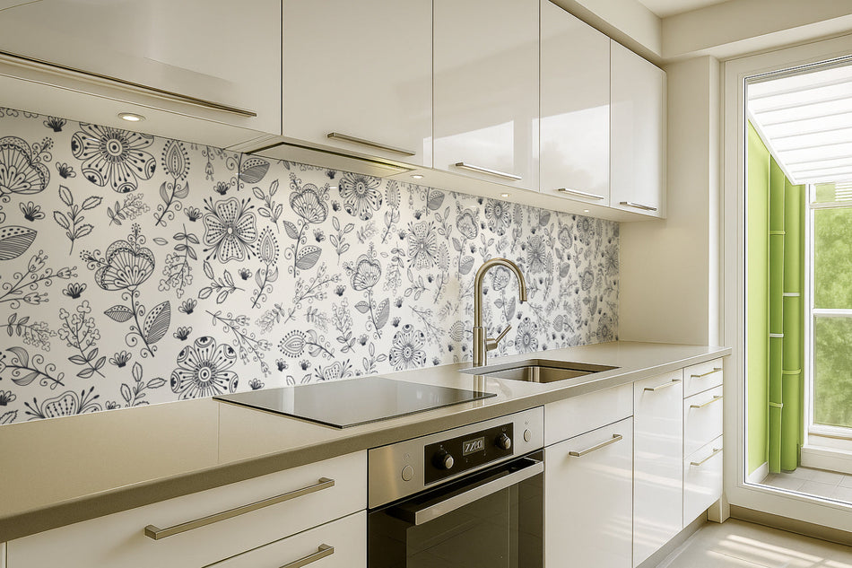 Küchenrückwand Florales Muster