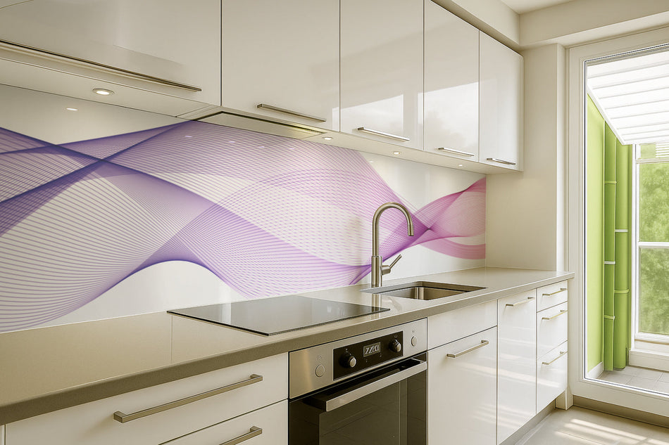 Küchenrückwand Abstrakte Linien