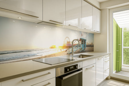 Küchenrückwand Strand Sonnenuntergang Kalifornien