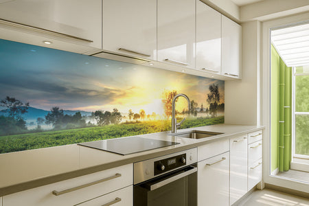 Küchenrückwand Sonnenaufgang