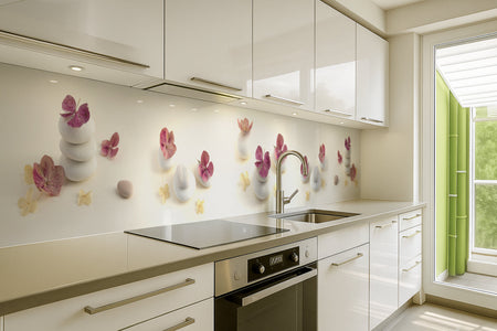 Küchenrückwand Wellness Motiv Natur