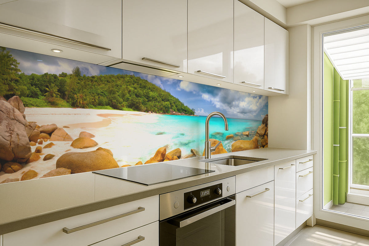 Küchenrückwand Traumstrand Tropisch