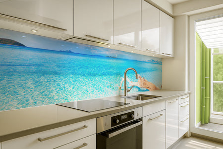 Küchenrückwand Türkisblaues Meer
