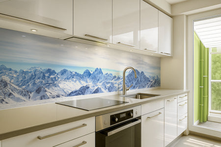 Küchenrückwand Panorama Winterberge