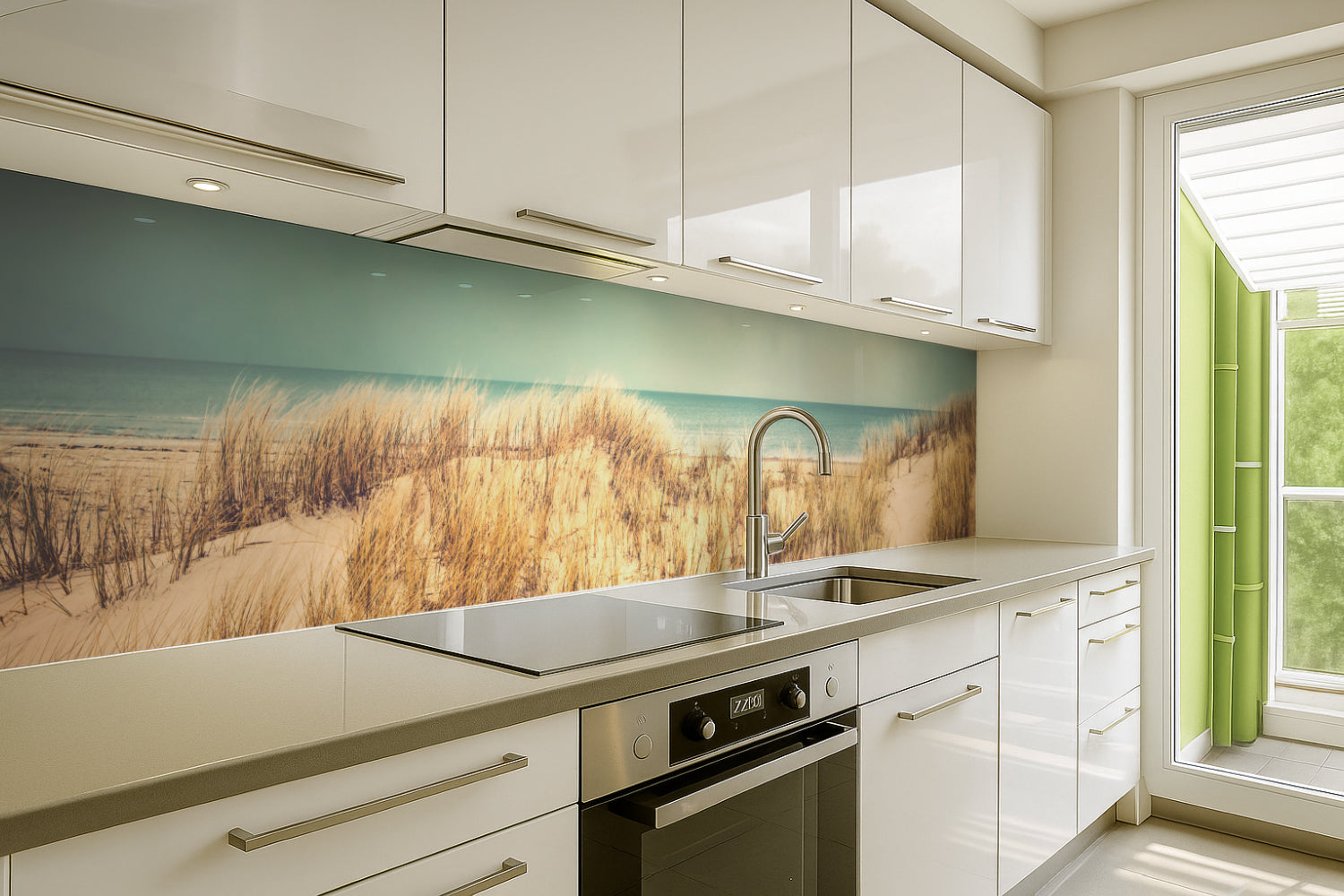 Küchenrückwand Strand und Dünen