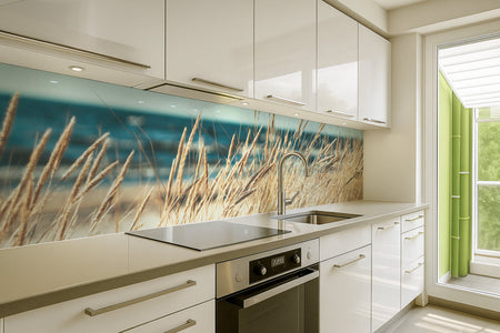 Küchenrückwand Dünengras am Meer