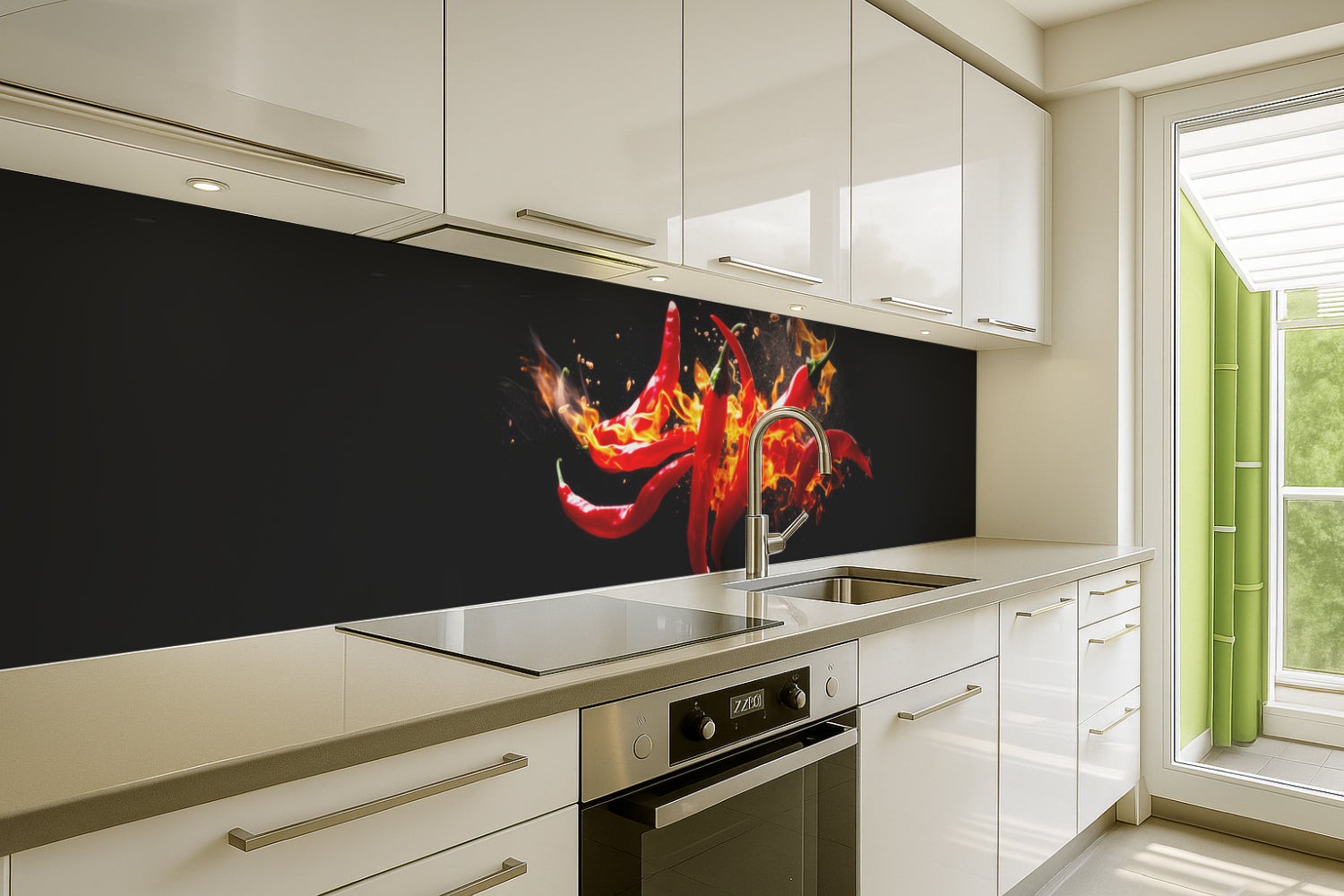 Küchenrückwand Feurige Chili
