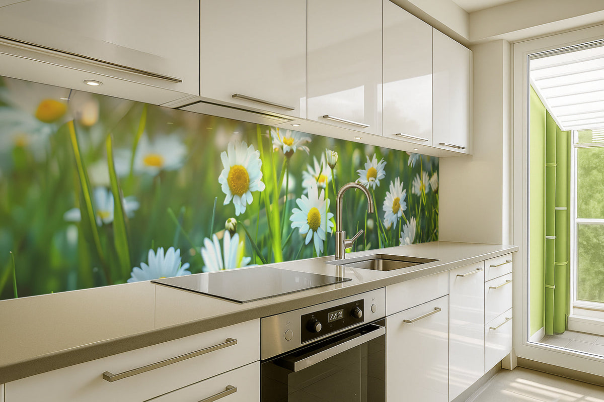 Küchenrückwand Frisches Gemüse und Kräuter