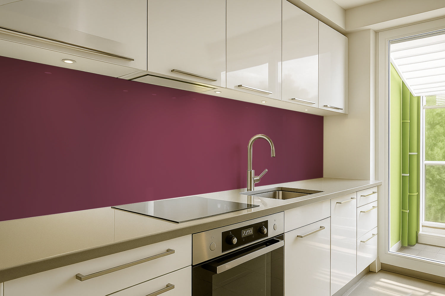 Küchenrückwand Einfarbig