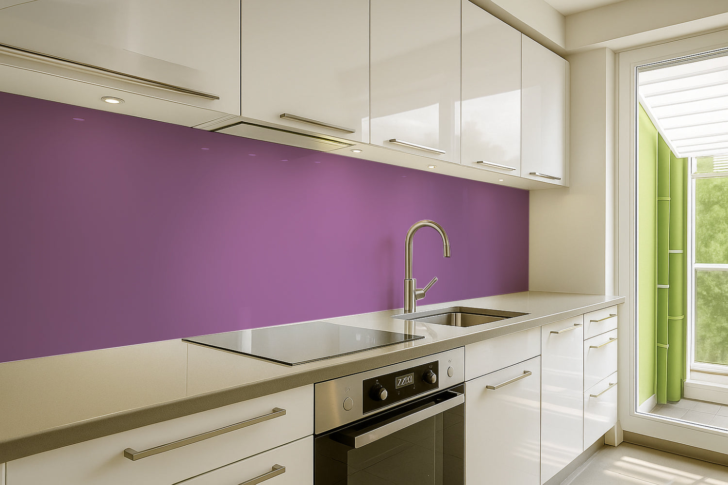 Küchenrückwand Einfarbig