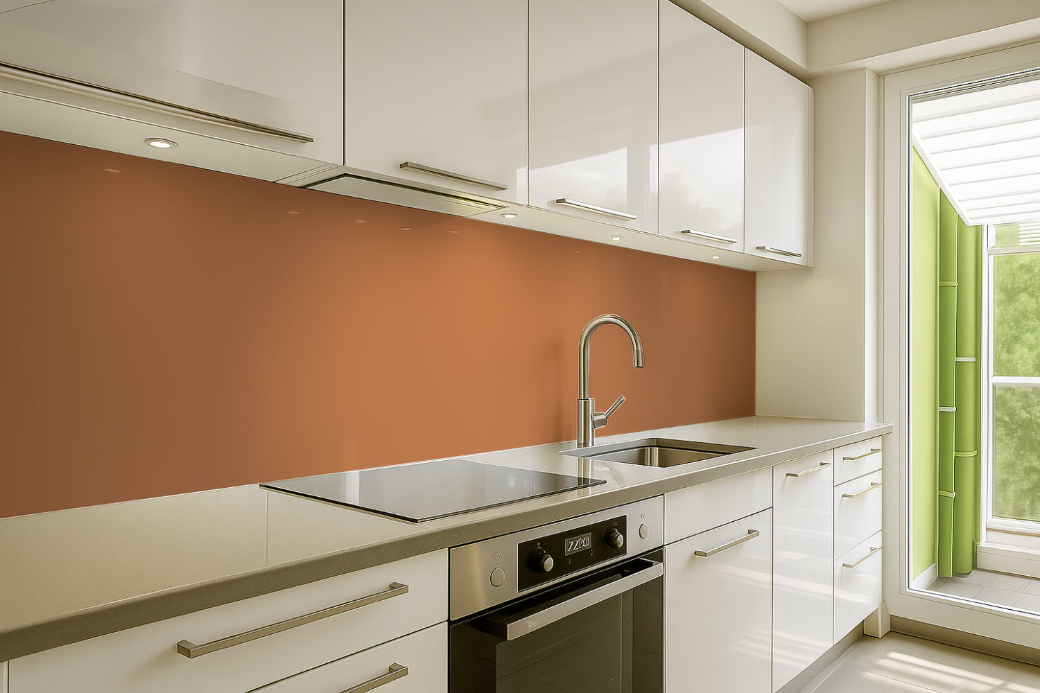 Küchenrückwand Einfarbig