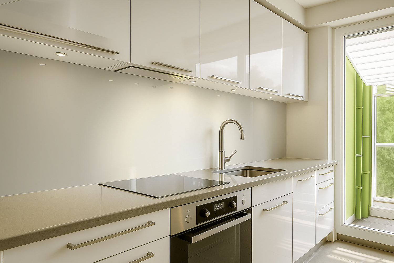 Küchenrückwand Einfarbig