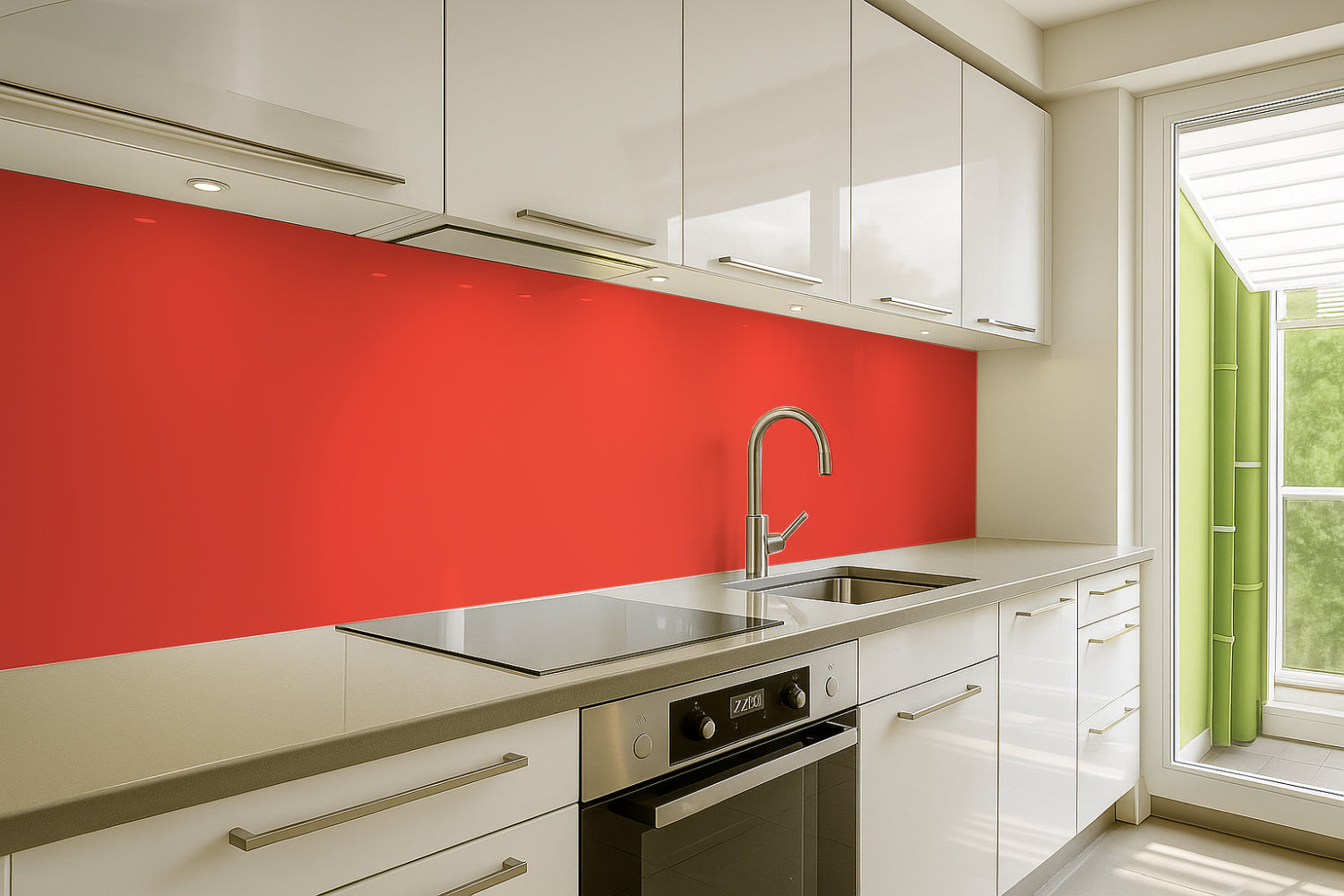 Küchenrückwand Einfarbig