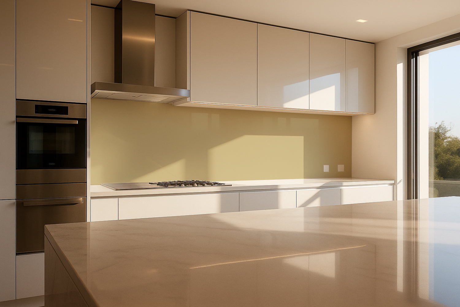 Küchenrückwand Einfarbig