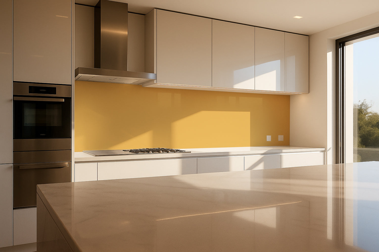 Küchenrückwand Einfarbig