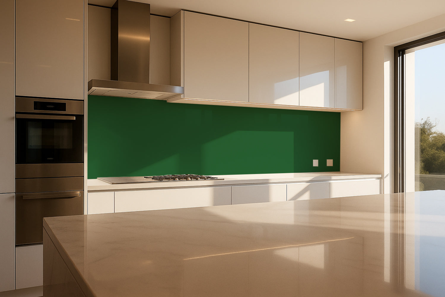 Küchenrückwand Einfarbig