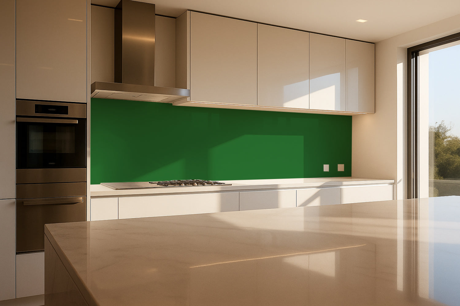 Küchenrückwand Einfarbig