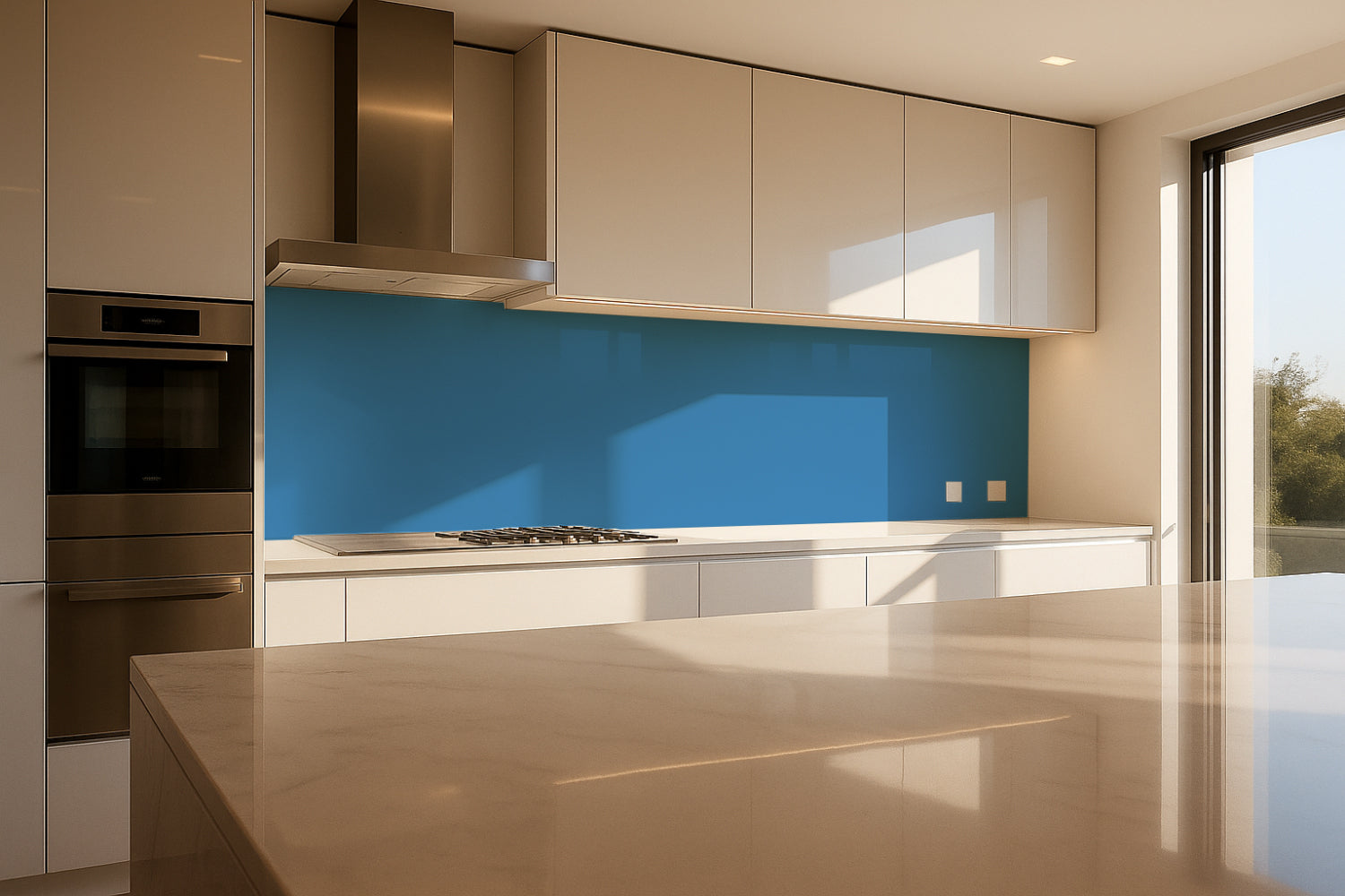 Küchenrückwand Einfarbig