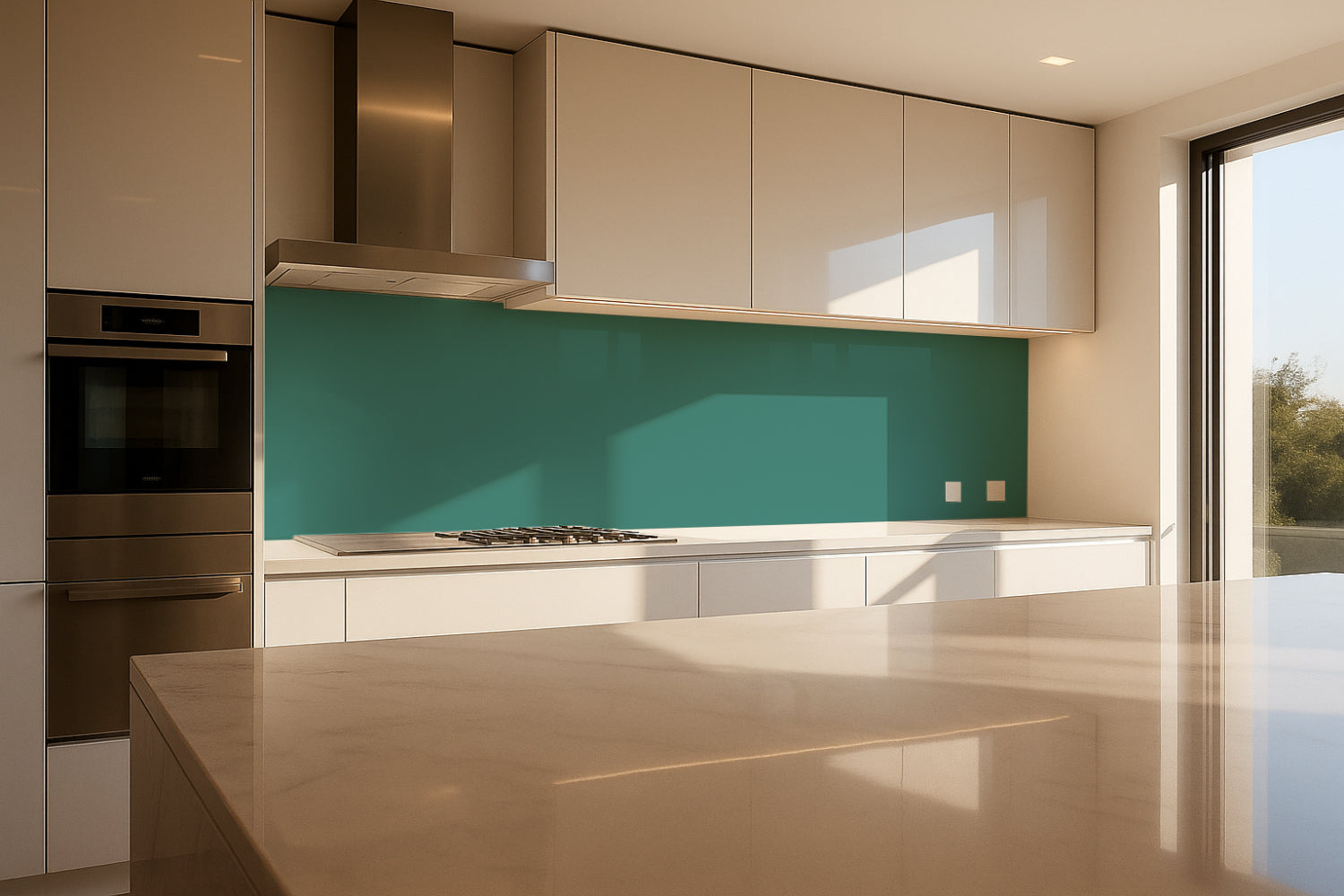 Küchenrückwand Einfarbig