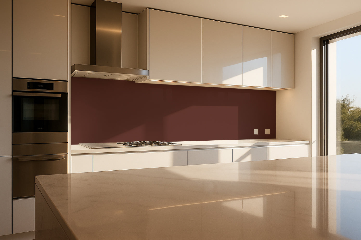 Küchenrückwand Einfarbig