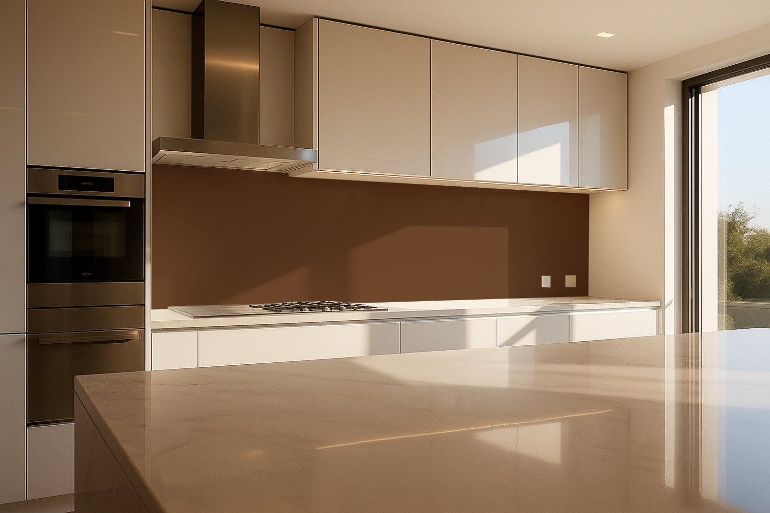 Küchenrückwand Einfarbig