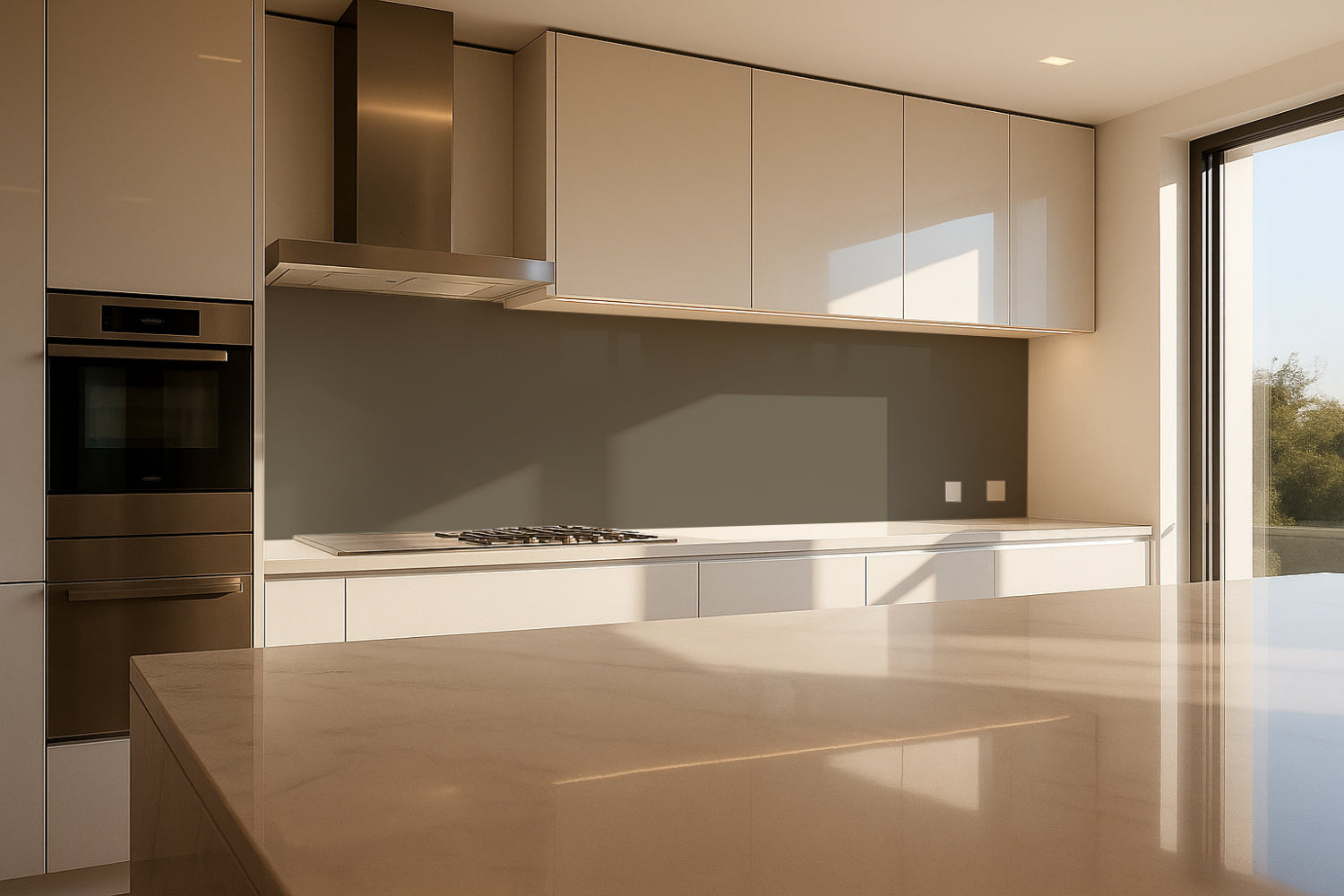 Küchenrückwand Einfarbig