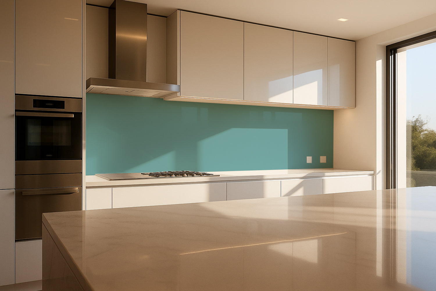 Küchenrückwand Einfarbig