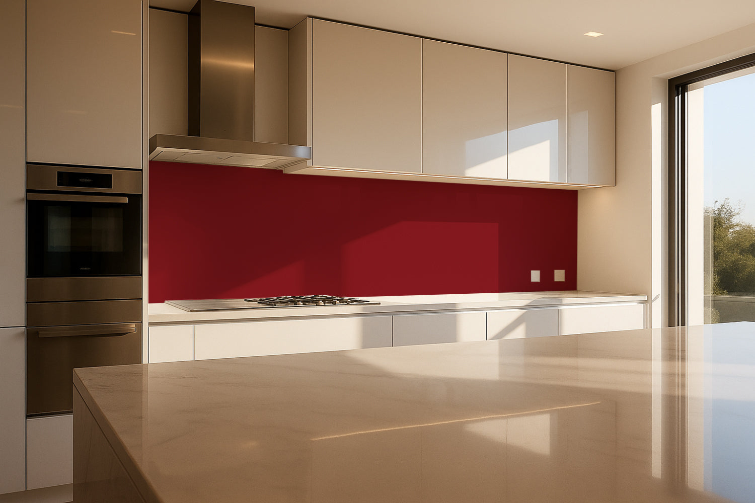 Küchenrückwand Einfarbig