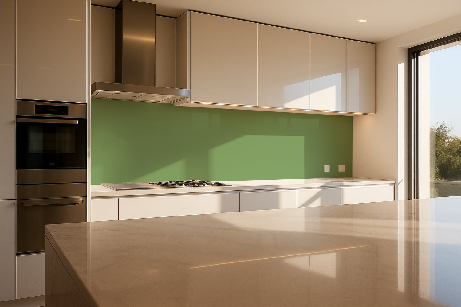 Küchenrückwand Einfarbig