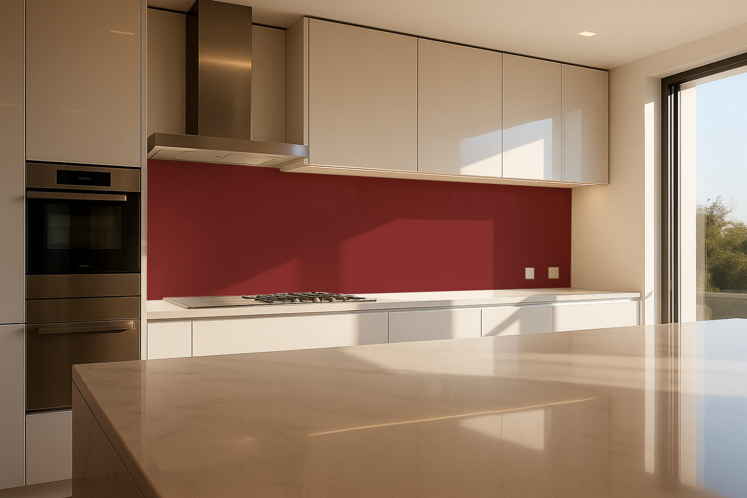 Küchenrückwand Einfarbig