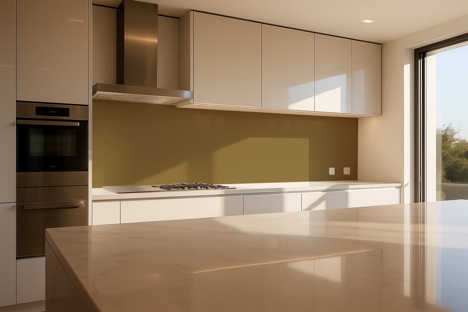 Küchenrückwand Einfarbig