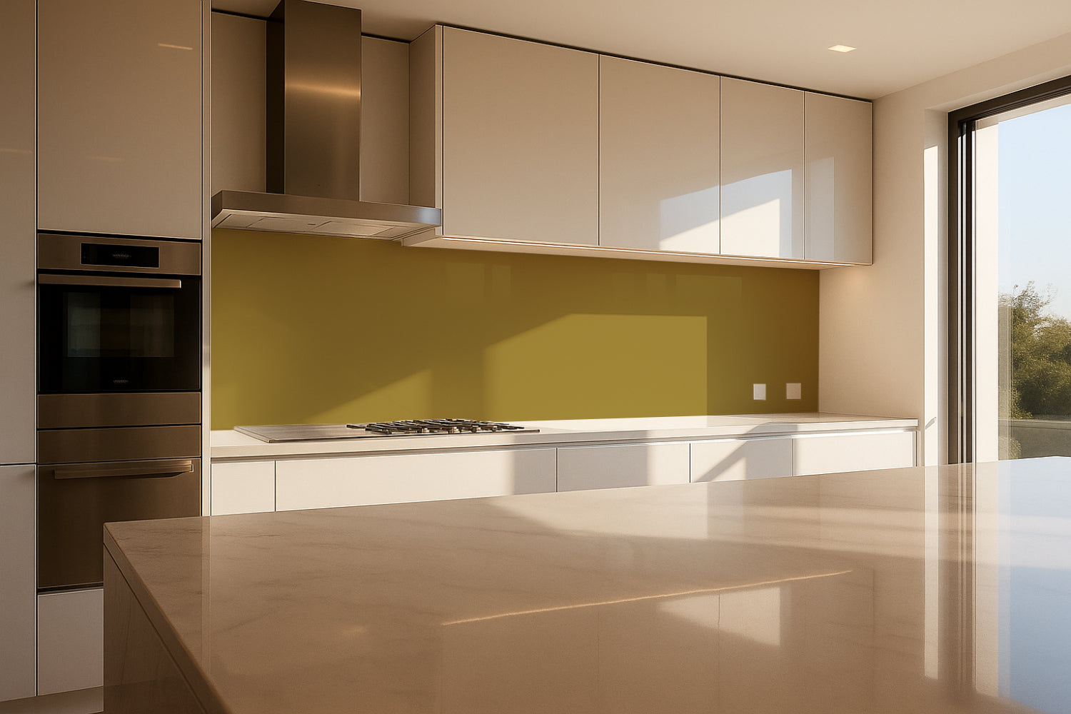 Küchenrückwand Einfarbig