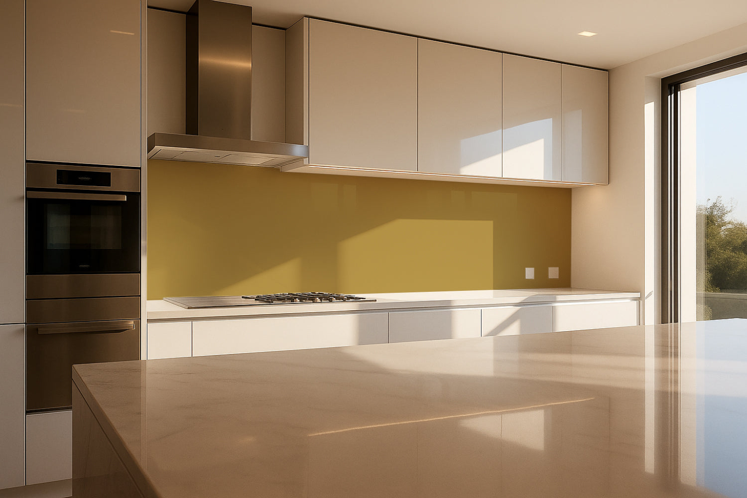 Küchenrückwand Einfarbig