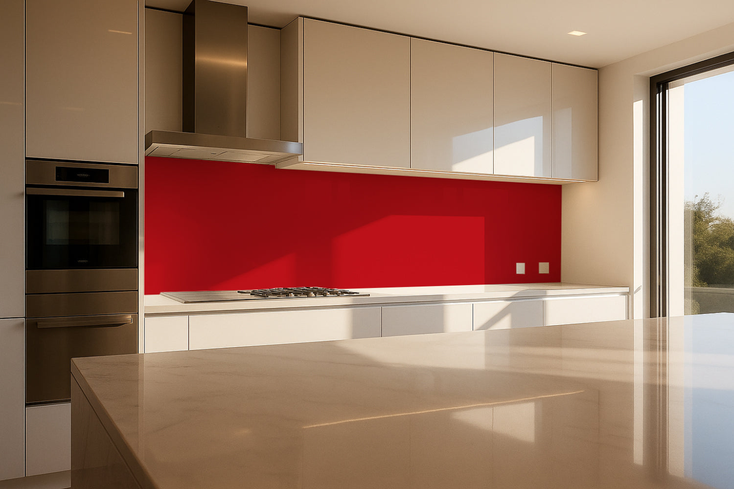 Küchenrückwand Einfarbig