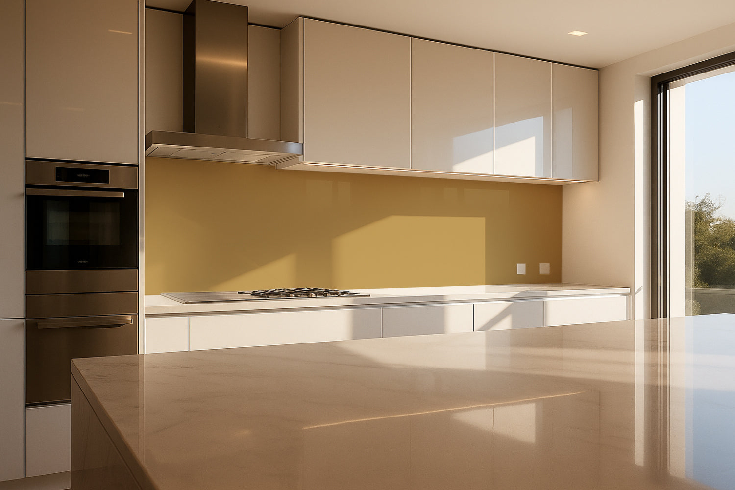 Küchenrückwand Einfarbig