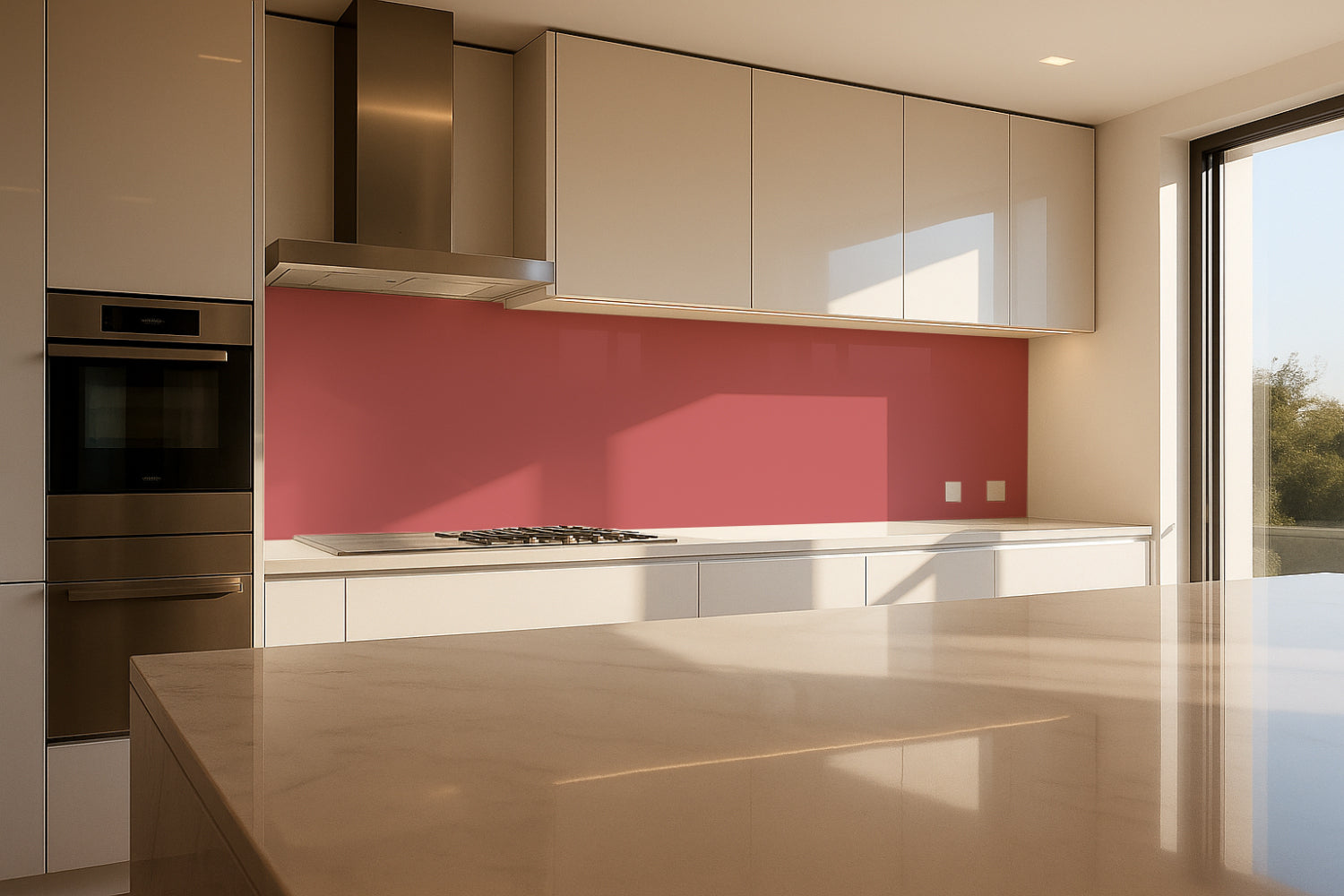 Küchenrückwand Einfarbig