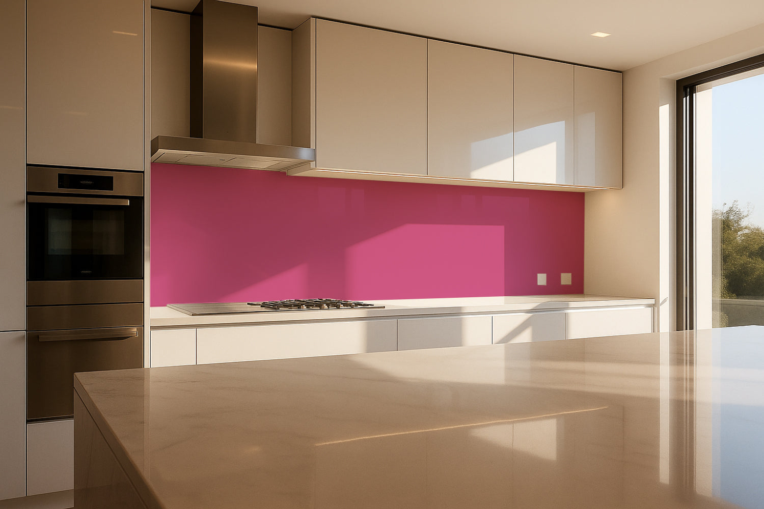 Küchenrückwand Einfarbig