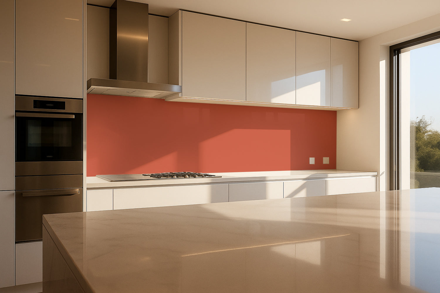 Küchenrückwand Einfarbig