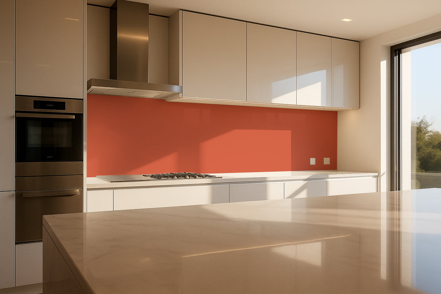 Küchenrückwand Einfarbig